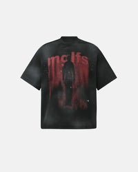 Black Spray Print