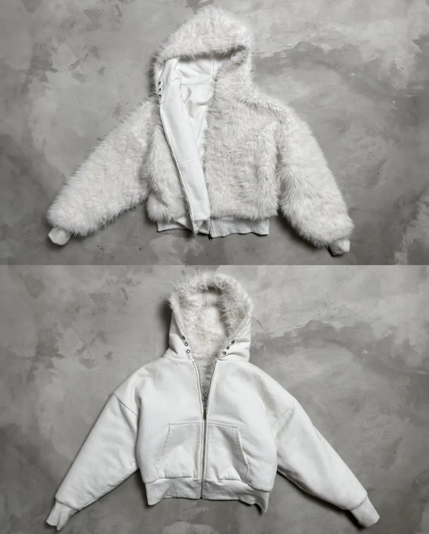 Revelse™️ Yeti Fut Reversible Zip Hoodie