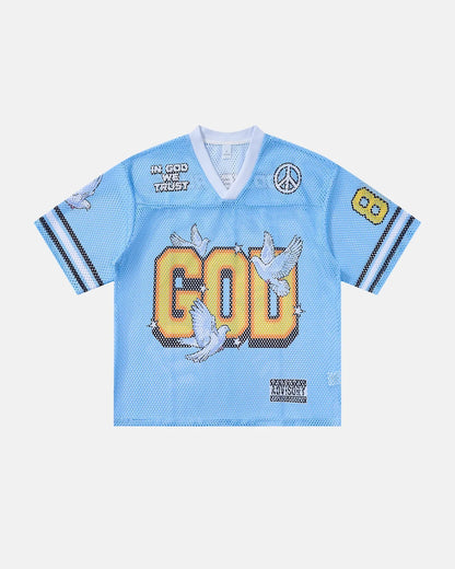Dove Graphic Mesh Football Jersey