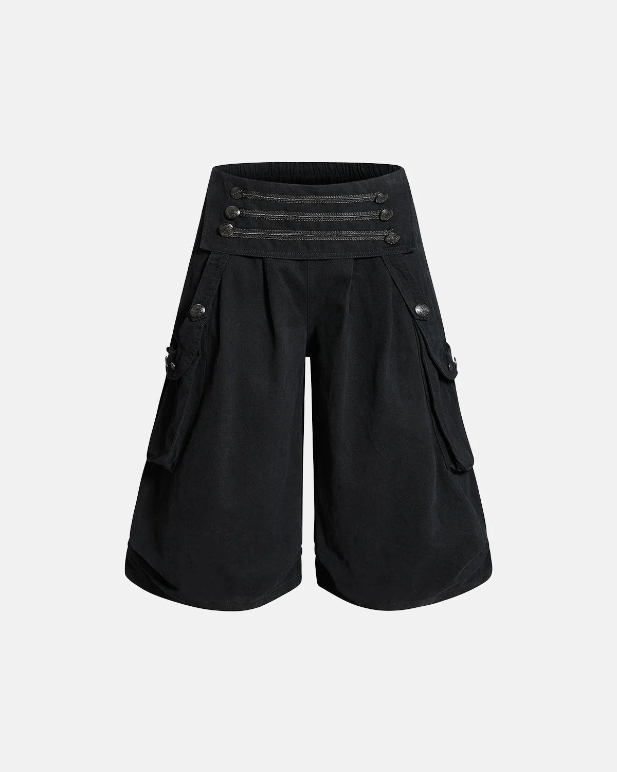Men's Longline Cargo Shorts in Washed Cotton