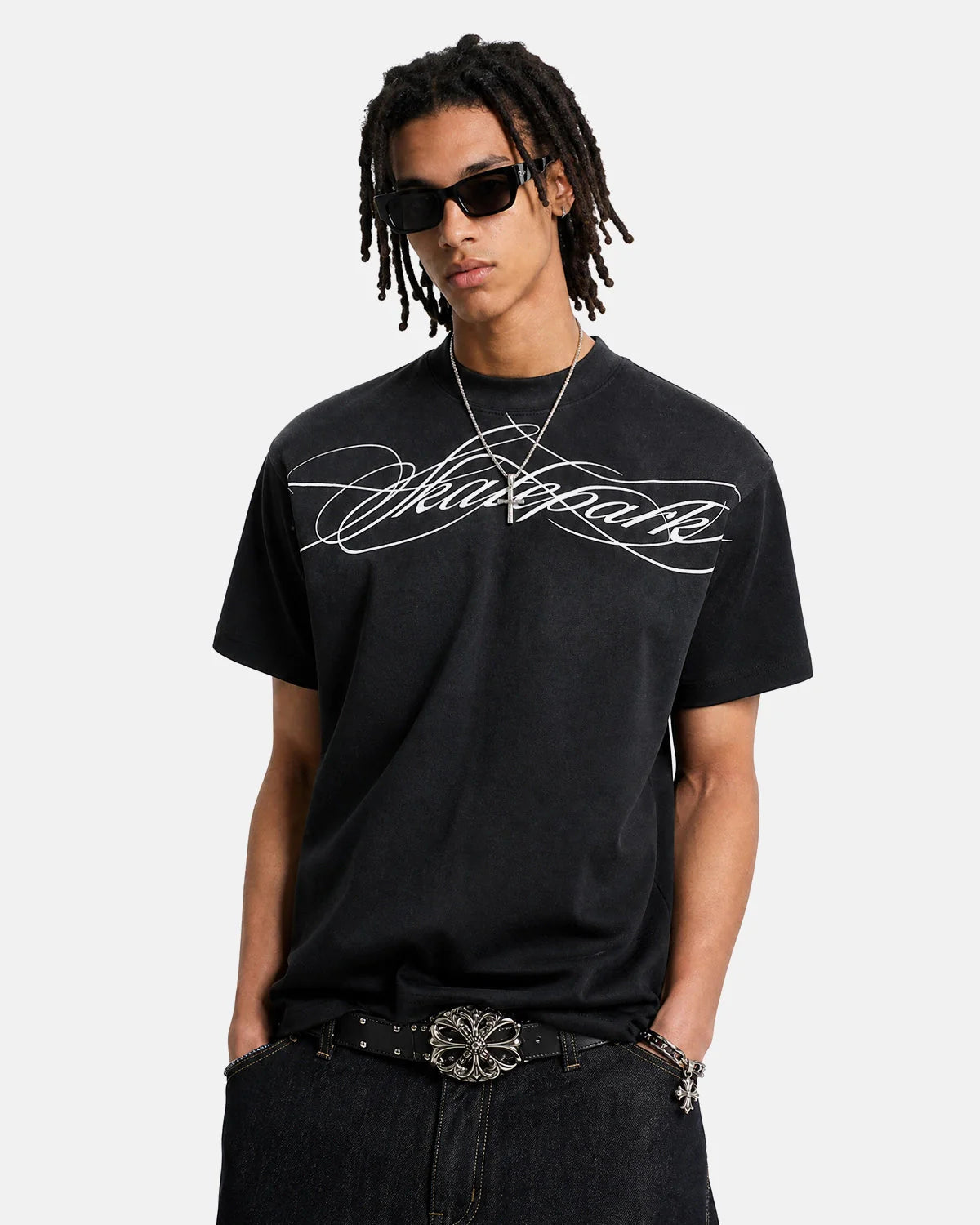 Soft cotton baby T-shirt featuring Monkey Wash script logo