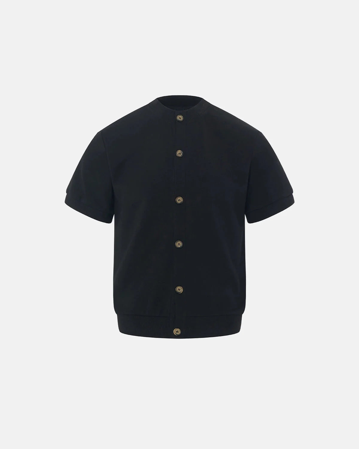 Short Sleeve Button Cardigan for Smart Casual Layering