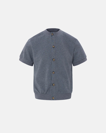 Short Sleeve Button Cardigan for Smart Casual Layering