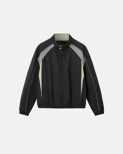 Reflective Windbreaker Jacket Loose Colour Block Streetwear