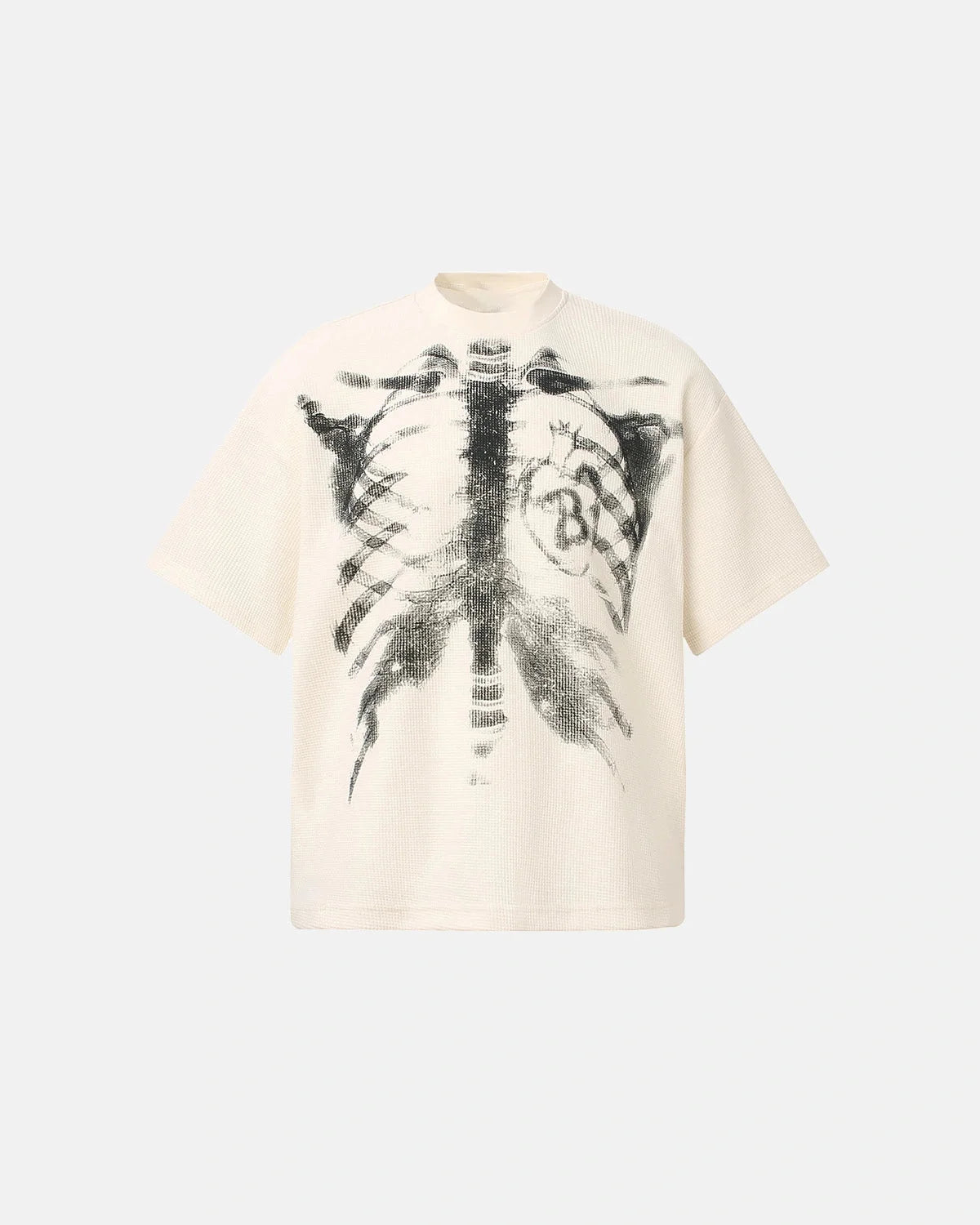 Short sleeve detail on the ribcage graphic T-shirt