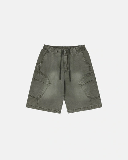 Revelse™  Washed Cargo Shorts With Utility Pockets