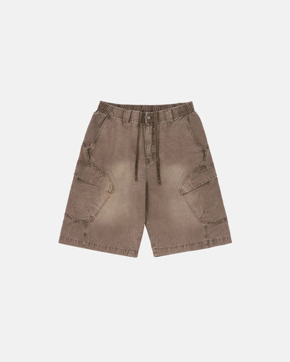 Revelse™  Washed Cargo Shorts With Utility Pockets